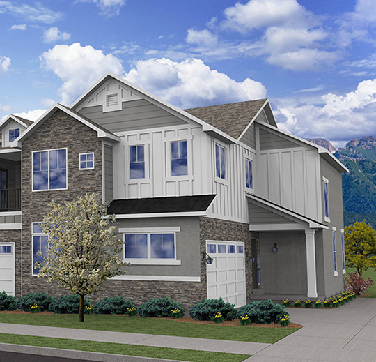 Creekside Townhomes West Jordan Ut Bach Homes