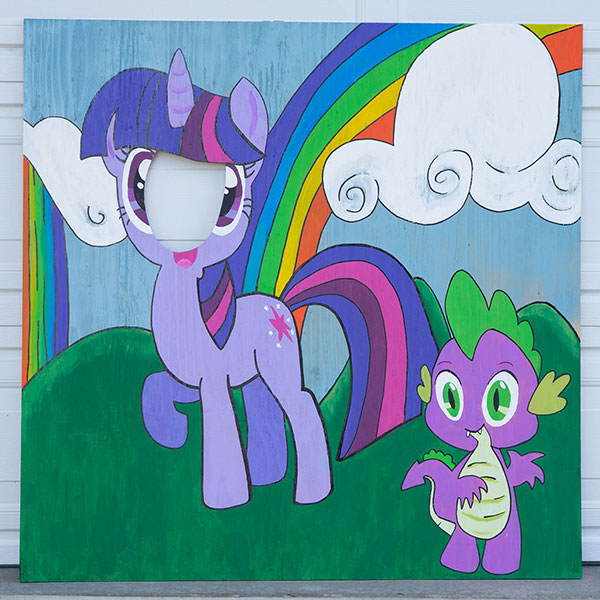 My little pony photo board
