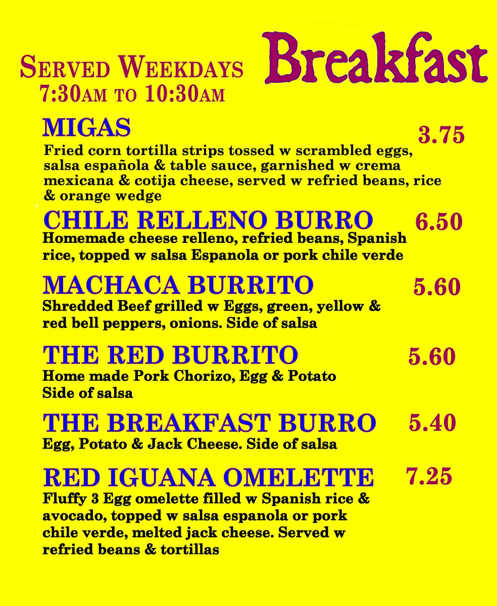 Spanish Breakfast Foods List