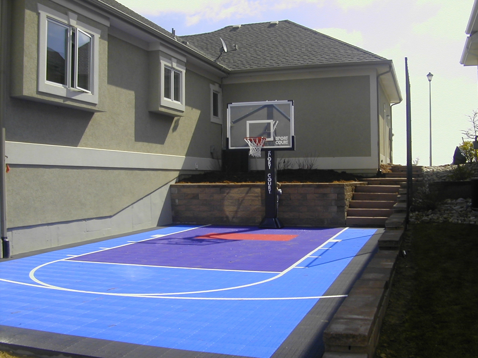 Small Backyard Not A Problem With Sport Court Sport Court