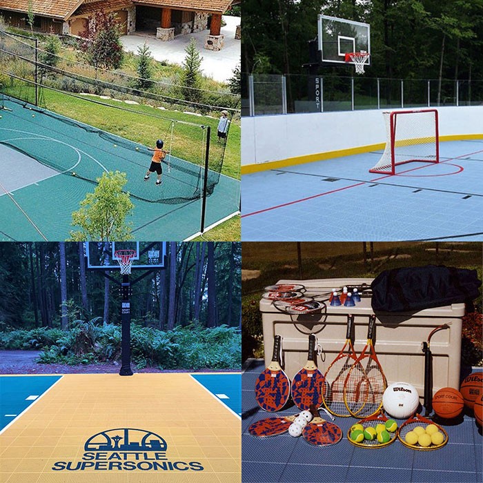 batting cages, fun packs, custom logos, hockey boards
