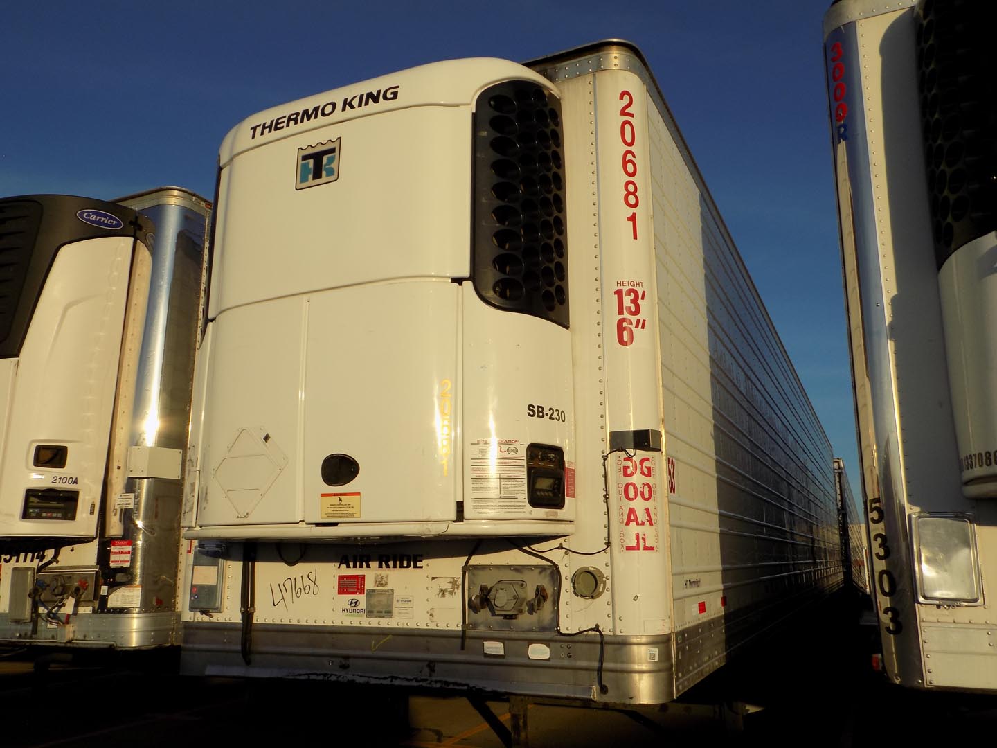 2013 Hyundai Reefer Utility Trailer Sales of Utah